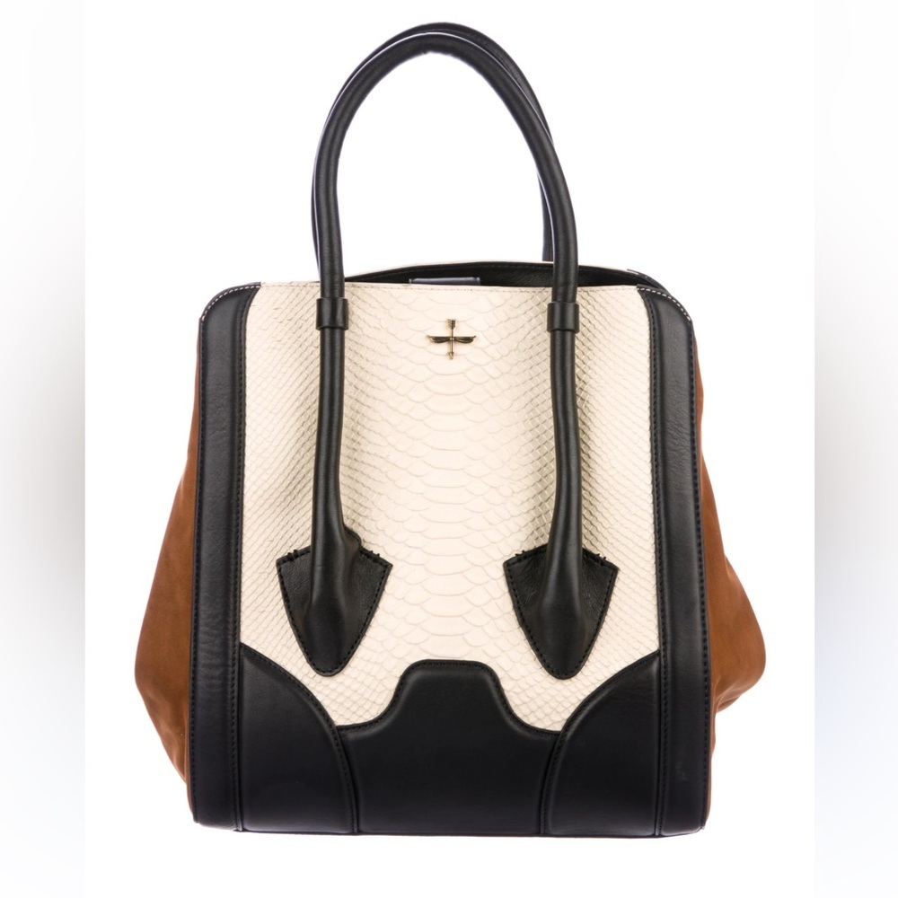Pour La Victoire Large Butler Gorgeous Leather Tote Handbag. P1250 - Picture 2 of 16
